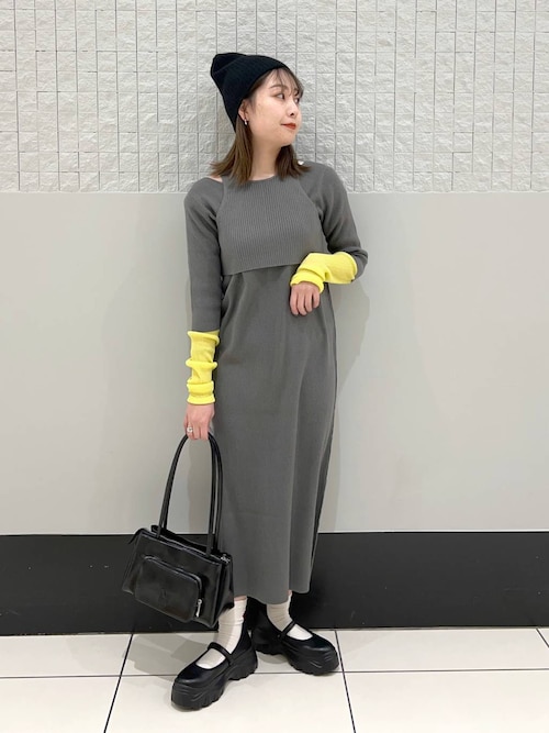 その他 ima62otomihsah LOWRYS FARM ワンピース タンクSETソデシアーワンピース 290399