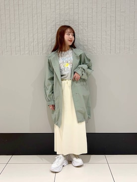 「アイテム（ブルゾン）」を使った、hinano3232さん（レディース・160cm・20代）の春コーディネート