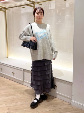 「アイテム（ボストンバッグ）」を使った、hinano3232さん（レディース・160cm・20代）の秋コーディネート