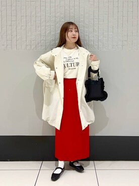 「アイテム（ブルゾン）」を使った、hinano3232さん（レディース・160cm・20代）の春コーディネート