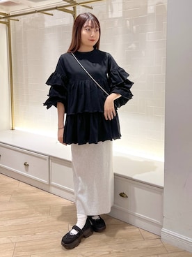 「アイテム（スマホグッズ）」を使った、hinano3232さん（レディース・160cm）の秋コーディネート