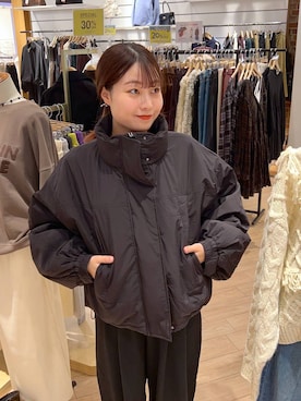 「アイテム（その他アウター）」を使った、hinano3232さん（レディース・160cm・20代）の秋コーディネート