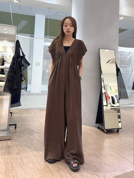 「高見え」｜「アイテム（ワンピース/ドレス）」を使った、あわちゃんさん（レディース・163cm）の夏コーディネート