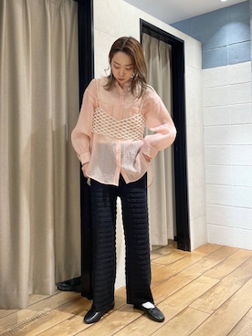 「アイテム（その他トップス）」を使った、あわちゃんさん（レディース・164cm・20代）の春コーディネート