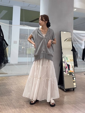 「アイテム（シューズ）」を使った、あわちゃんさん（レディース・163cm・20代）の夏コーディネート