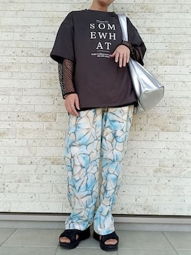 「OSMOSIS（オズモーシス）のアイテム」を使った、muta੯ꔷ̀͡ᓑさん（レディース・159cm）の春コーディネート