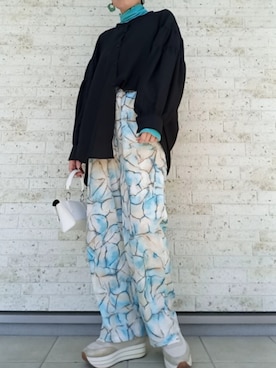 「OSMOSIS（オズモーシス）のアイテム」を使った、muta੯ꔷ̀͡ᓑさん（レディース・159cm）の春コーディネート
