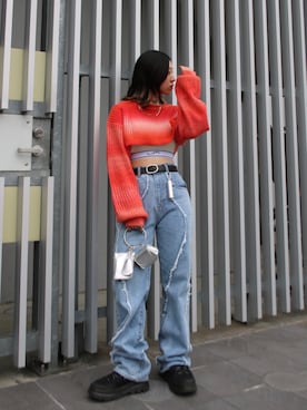 リコさん(レディース・153cm)の冬コーディネート