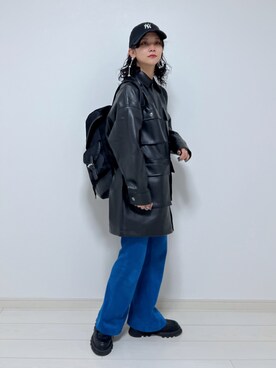「JEANASIS（ジーナシス）のアイテム（その他シューズ）」を使った、あーちゃんさん（レディース・158cm）の秋コーディネート