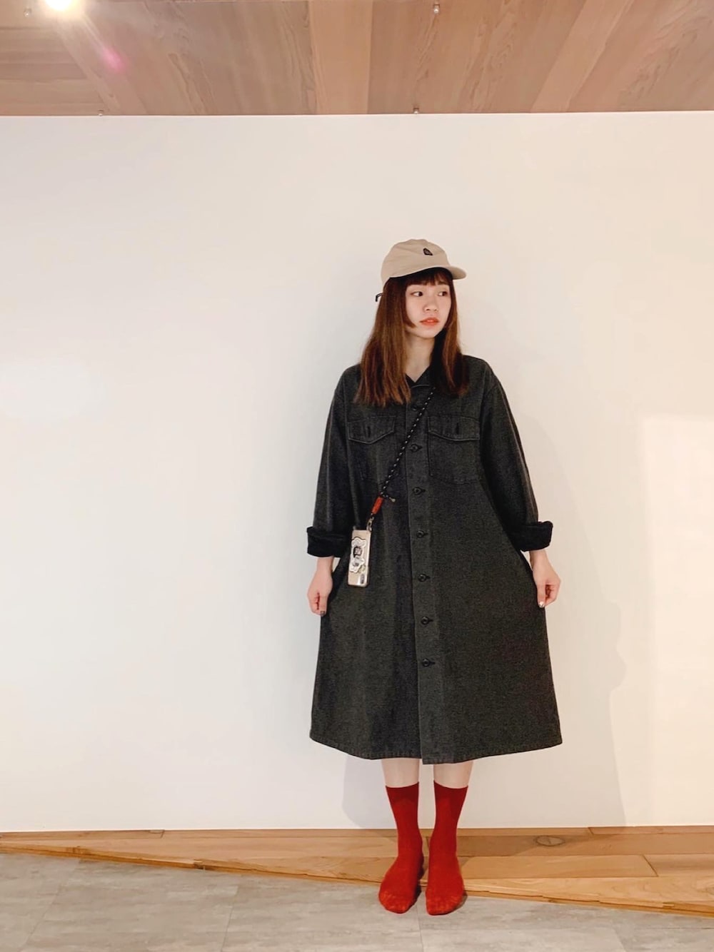 orslowオアスロウ ファティーグシャツロング女性にもオススメ シャツ