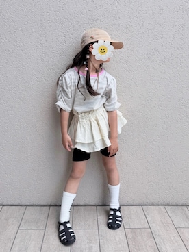 yuzu☀︎さん(キッズ・120cm)の春コーディネート