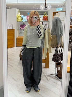 山田友香さん(レディース・156cm)の秋コーディネート