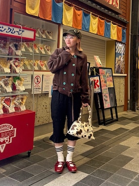 山田友香さん(レディース・156cm)の秋コーディネート