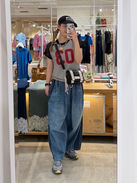 山田友香さん(レディース・156cm)の夏コーディネート