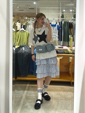 山田友香さん(レディース・156cm)の夏コーディネート