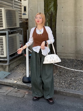 山田友香さん（レディース・156cm）の秋コーディネート