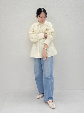 「WA ORiental TRaffic（ダブルエーオリエンタルトラフィック）のアイテム」を使った、risaさん（レディース・148cm）の春コーディネート