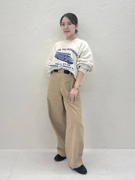 「WA ORiental TRaffic（ダブルエーオリエンタルトラフィック）のアイテム」を使った、risaさん（レディース・148cm）の春コーディネート