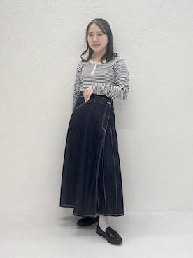 「WA ORiental TRaffic（ダブルエーオリエンタルトラフィック）のアイテム」を使った、risaさん（レディース・148cm）の春コーディネート