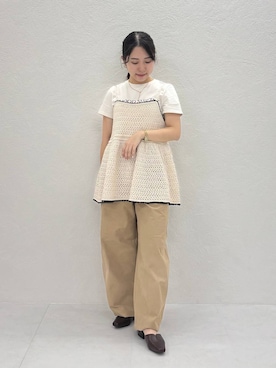 「WA ORiental TRaffic（ダブルエーオリエンタルトラフィック）のアイテム」を使った、risaさん（レディース・148cm）の春コーディネート