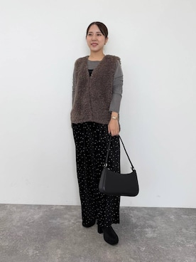 「MISCH MASCH（ミッシュマッシュ）のアイテム」を使った、risaさん（レディース・148cm）の秋コーディネート