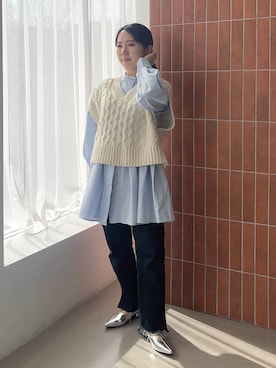 risaさん（レディース・148cm）の春コーディネート