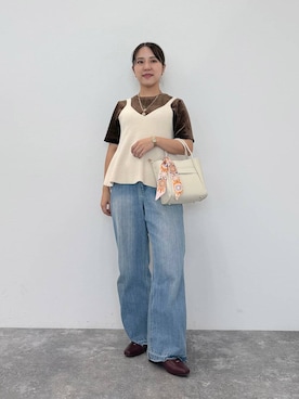 「31 Sons de mode（トランテアン　ソン　ドゥ　モード）のアイテム」を使った、risaさん（レディース・148cm）の秋コーディネート