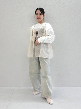 「WA ORiental TRaffic（ダブルエーオリエンタルトラフィック）のアイテム」を使った、risaさん（レディース・148cm）の春コーディネート