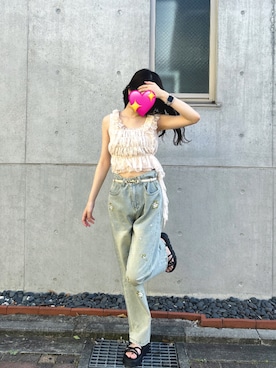 rinさん（骨格ナチュラル・レディース・161cm）の夏コーディネート