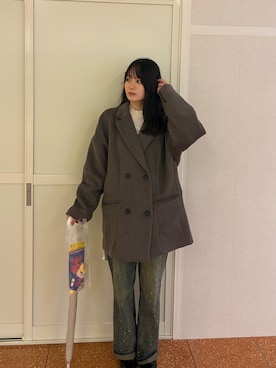 「MURUA（ムルーア）のアイテム」を使った、rinさん（レディース・161cm）の秋コーディネート