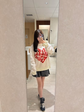 「セーター」｜rinさん（レディース・161cm）の春コーディネート