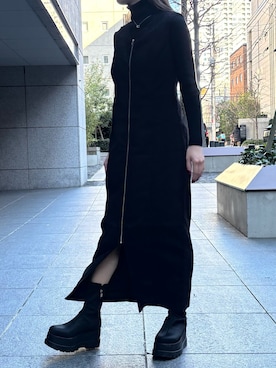 「MURUA（ムルーア）のアイテム」を使った、Tsumuさん（レディース・151cm）の冬コーディネート