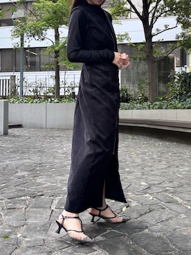 「MURUA（ムルーア）のアイテム（ワンピース/ドレス）」を使った、Tsumuさん（レディース・151cm）の春コーディネート