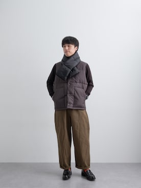 -N-さん（メンズ・182cm）の冬コーディネート