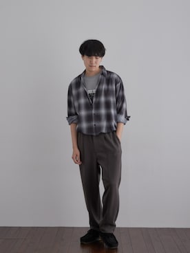 「nissen（ニッセン）のアイテム」を使った、-N-さん（メンズ・177cm）の夏コーディネート