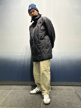 「サンバ」｜「アイテム（アクセサリー）」を使った、KMさん（メンズ・165cm）の秋コーディネート