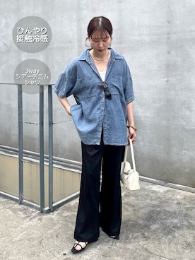 misato ママコーデさん（レディース・162cm）の夏コーディネート
