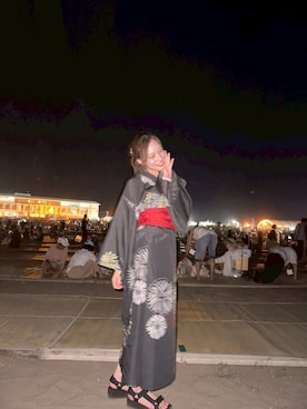 「アイテム（水着/着物・浴衣）」を使った、サツキさん（レディース・161cm）の夏コーディネート