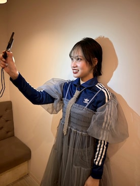 「JEANASIS（ジーナシス）のアイテム（パンツ）」を使った、サツキさん（レディース・162cm）の春コーディネート