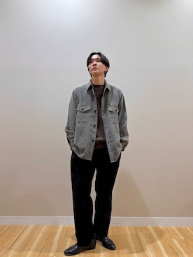 しゅんさん（メンズ・183cm）の冬コーディネート