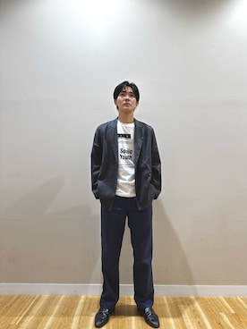 「アイテム（トップス）」を使った、omi0312shunさん（メンズ・183cm）の夏コーディネート