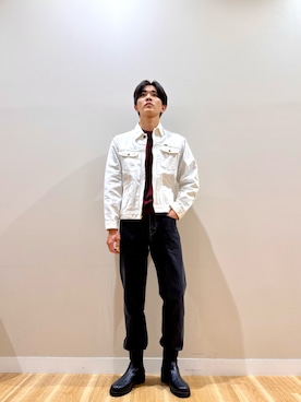 「URBAN RESEARCH（アーバンリサーチ）のアイテム（デニムパンツ）」を使った、しゅんさん（メンズ・183cm）の秋コーディネート