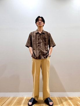 「オープンカラー」｜omi0312shunさん（メンズ・183cm）の春コーディネート