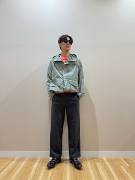 「アイテム（マウンテンパーカー）」を使った、しゅんさん（メンズ・183cm）の秋コーディネート