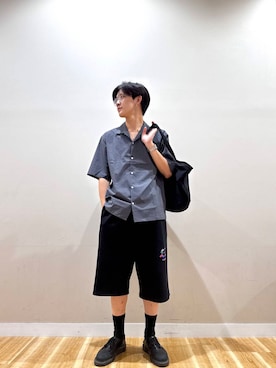 「URBAN RESEARCH Sonny Label（アーバンリサーチサニーレーベル）のアイテム（トートバッグ）」を使った、しゅんさん（メンズ・183cm）の夏コーディネート
