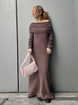 山﨑絢音さん（レディース・155cm）の冬コーディネート