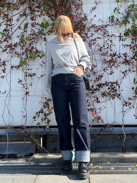 山﨑絢音さん（レディース・155cm）の冬コーディネート