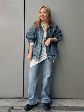 山﨑絢音さん(レディース・155cm)の冬コーディネート