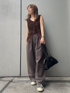 山﨑絢音さん（レディース・155cm）の夏コーディネート