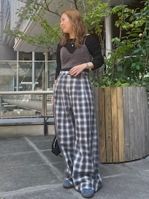 チュールドッキングタックパンツ｜アングリッド（Ungrid）公式